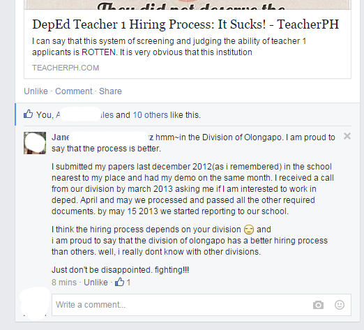 DepEd Teacher 1 Ranking Procedure