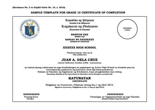 Featured image of post Certificate With Honors Deped Template This system is primarily used in the united states