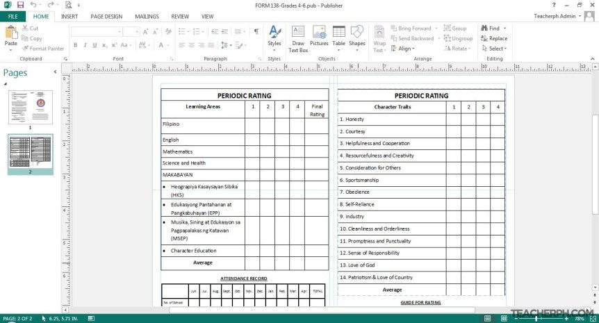 Deped Eccd Checklist For Kindergarten 2018 Polevintage