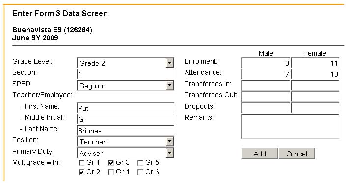 deped beis