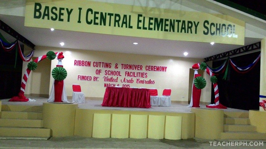 Basey I Central Elementary School UAE Red Crescent