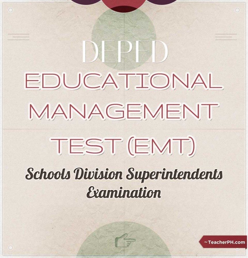 Administration of the 2015 Schools Division Superintendents Examination