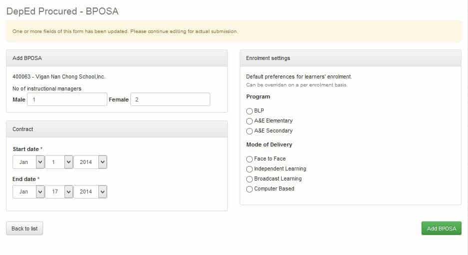 ALS Facilitator Management Module v0.1-13 15