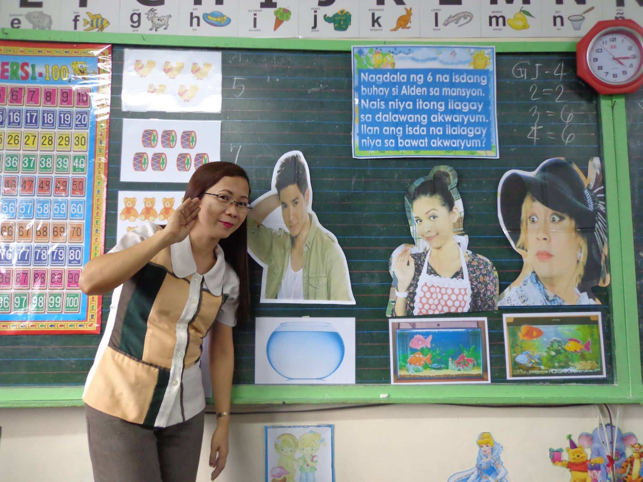 Manuel L. Quezon Elementary School ALDUB Kalyeserye Pabebe Wave