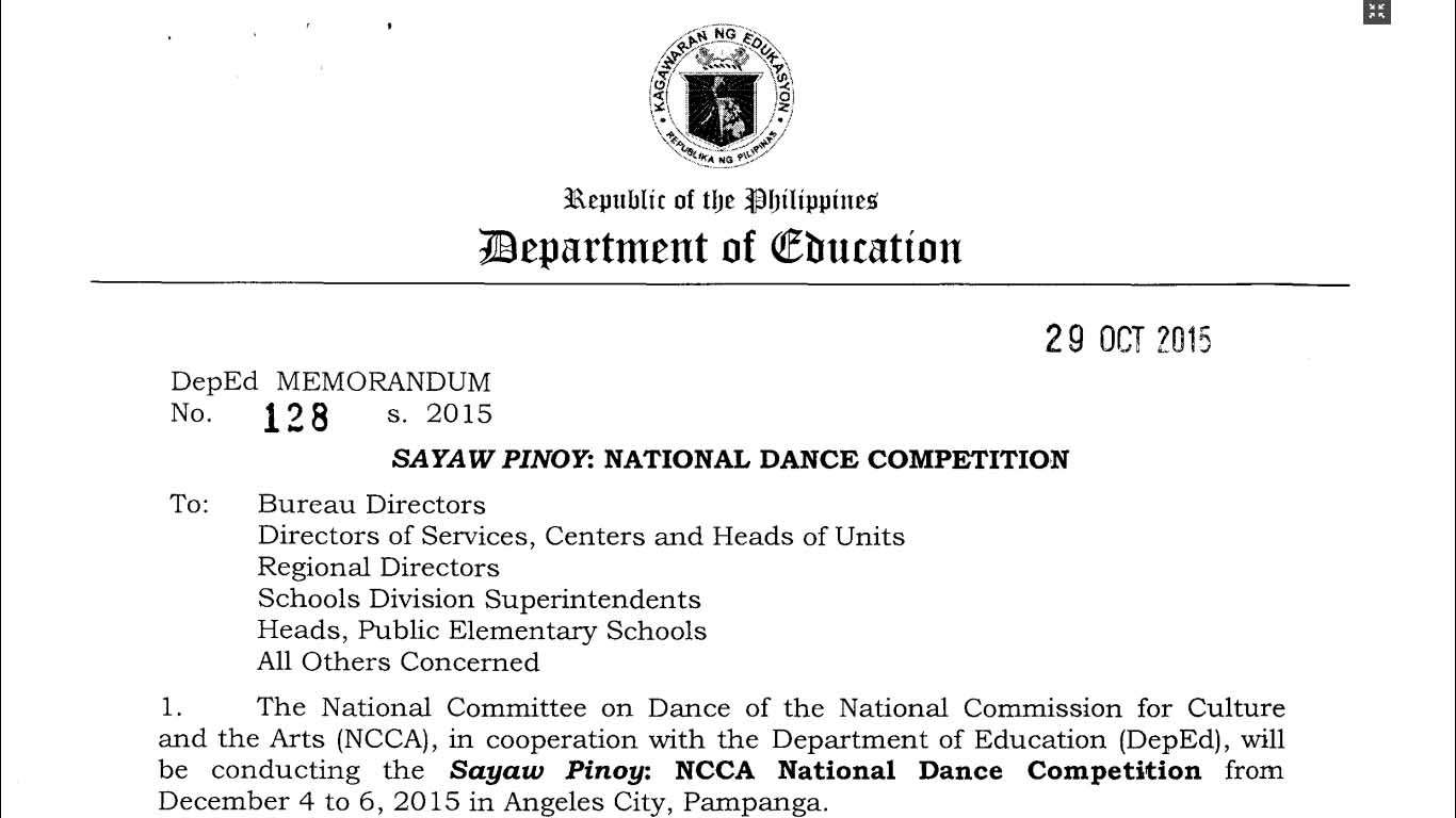 Sayawpinoy 2015 National Dance Competition