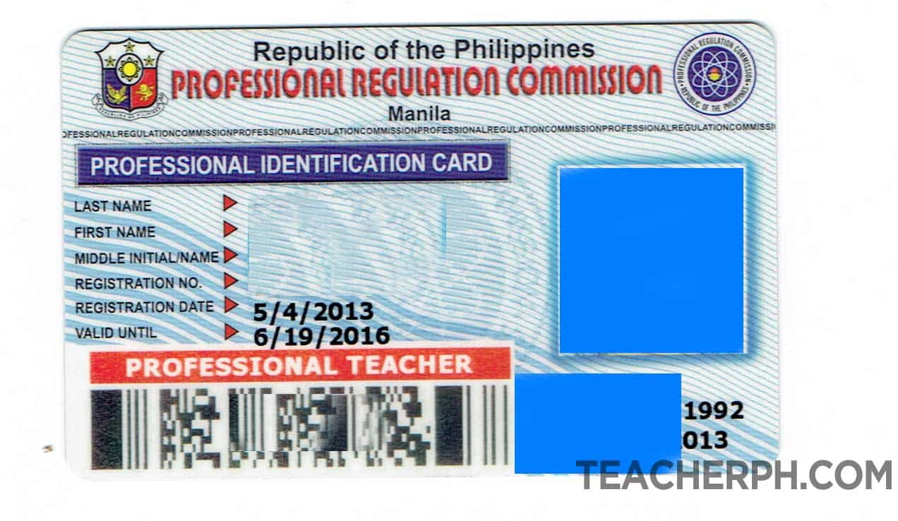 PRC Professional Identification Card