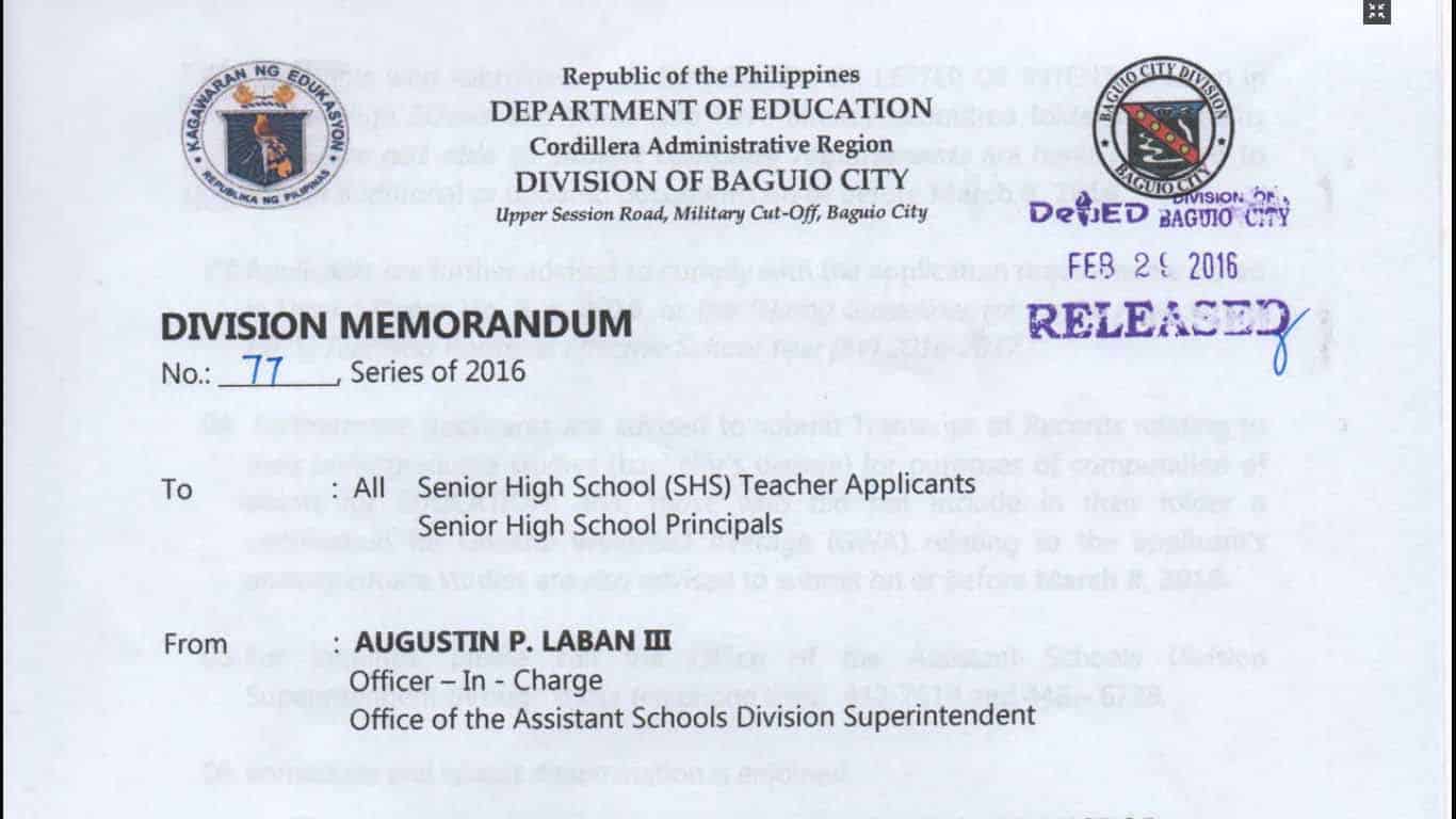 application letter for high school teacher in the philippines Sample cover letter for a new teacher sample cover letter available high school english teacher opening at letters sample cover letter for a new teacher. application letter for high school teacher in the philippines Sample cover letter for a new teacher sample cover letter available high school english teacher opening at letters sample cover letter for a new teacher.