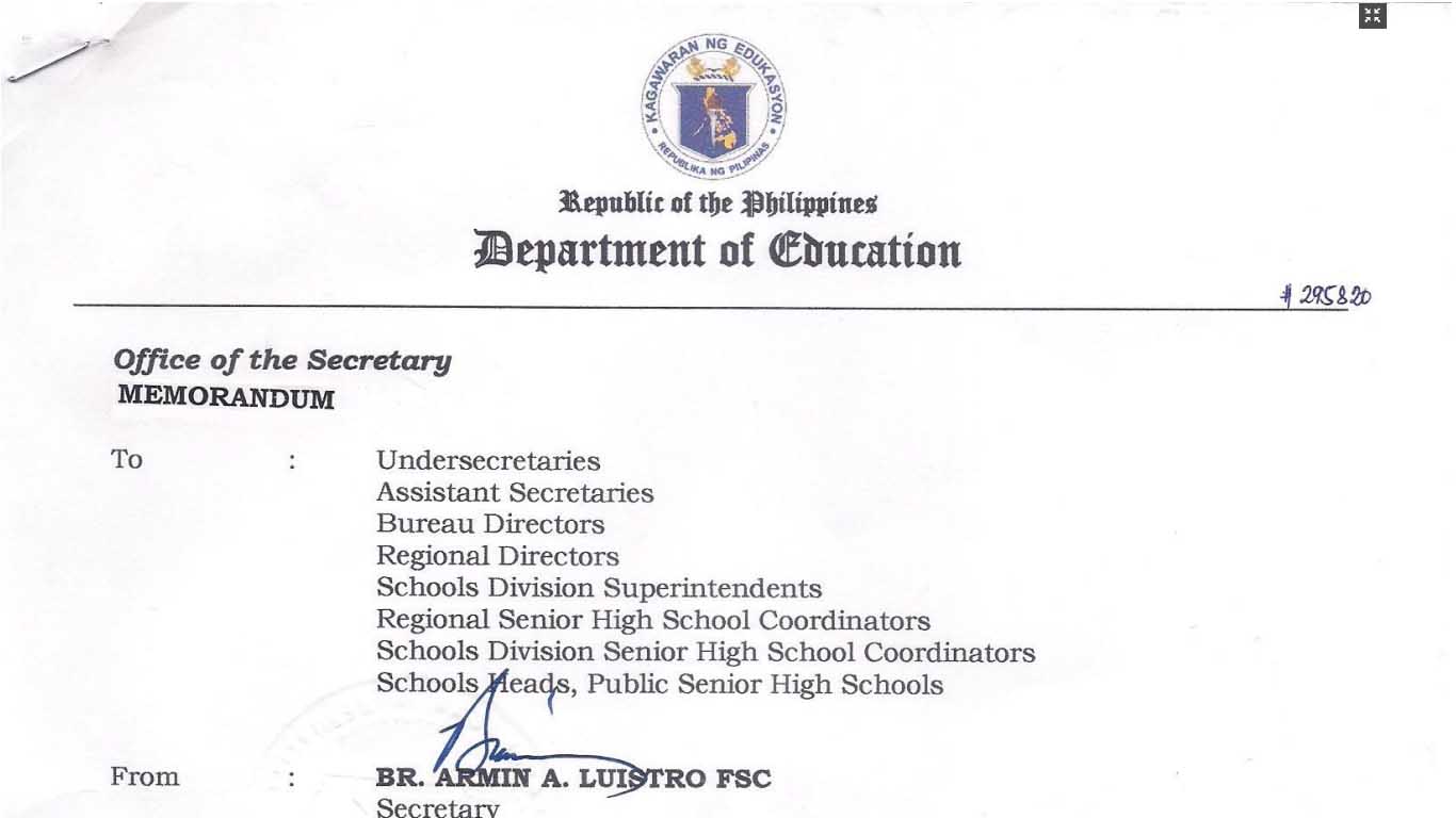 Procurement of Senior High School (SHS) Teaching and Learning Materials