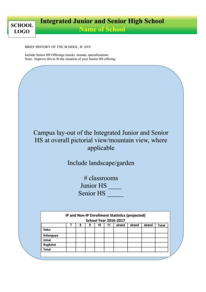 Senior High School Souvenir Books Templates 1 of 3