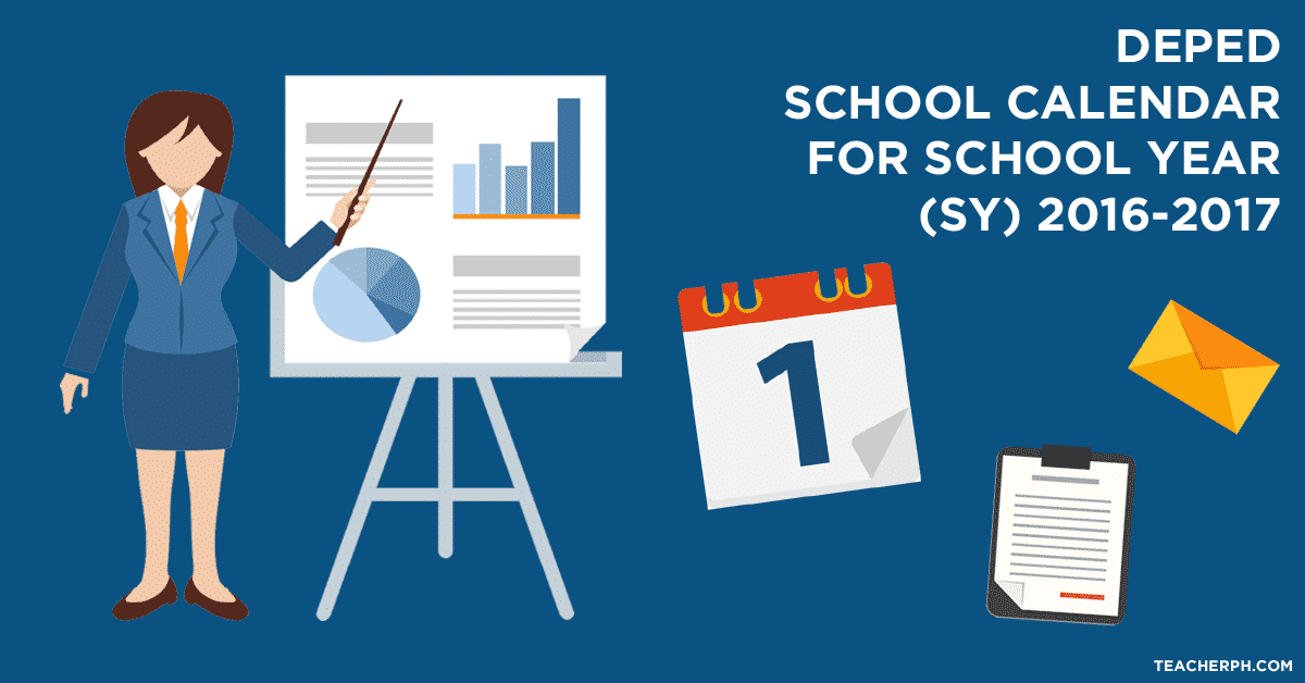 DepEd School Calendar for School Year SY 2016-2017