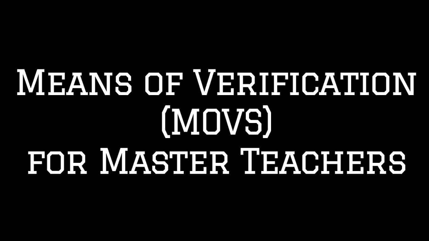 MOVS for Master Teachers