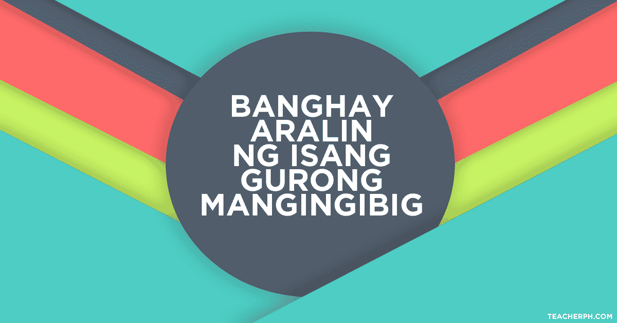 Banghay Aralin ng Isang Gurong Mangingibig