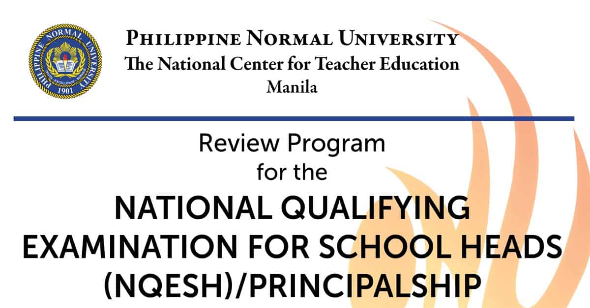 PNU Manila Principals Test NQESH Review Classes