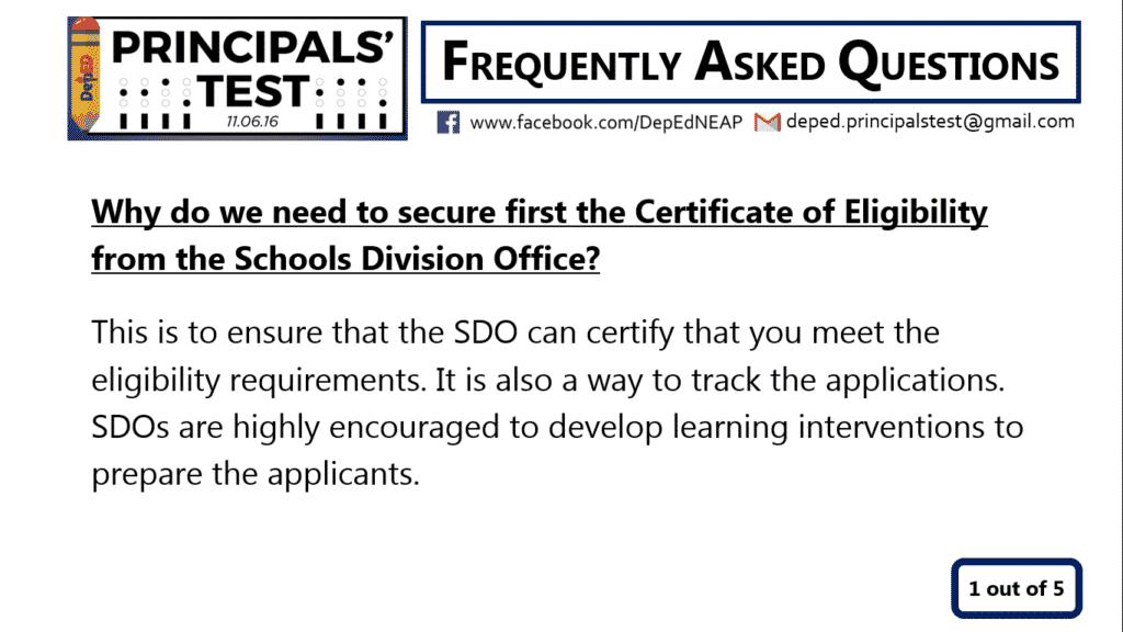 2016 Principals' Test FAQ 3