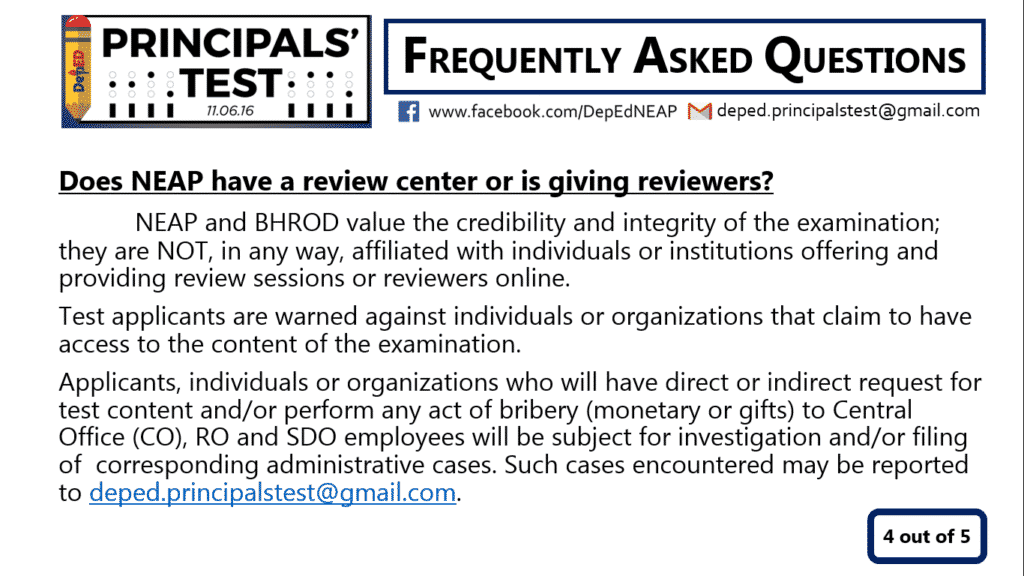 2016 Principals' Test FAQ 6