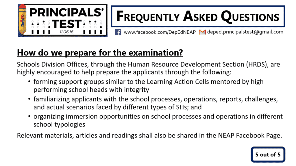 2016 Principals' Test FAQ 7