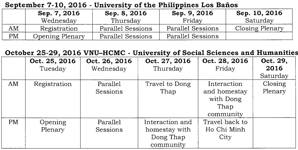 Malikhaing Guro Third International Conference Sched