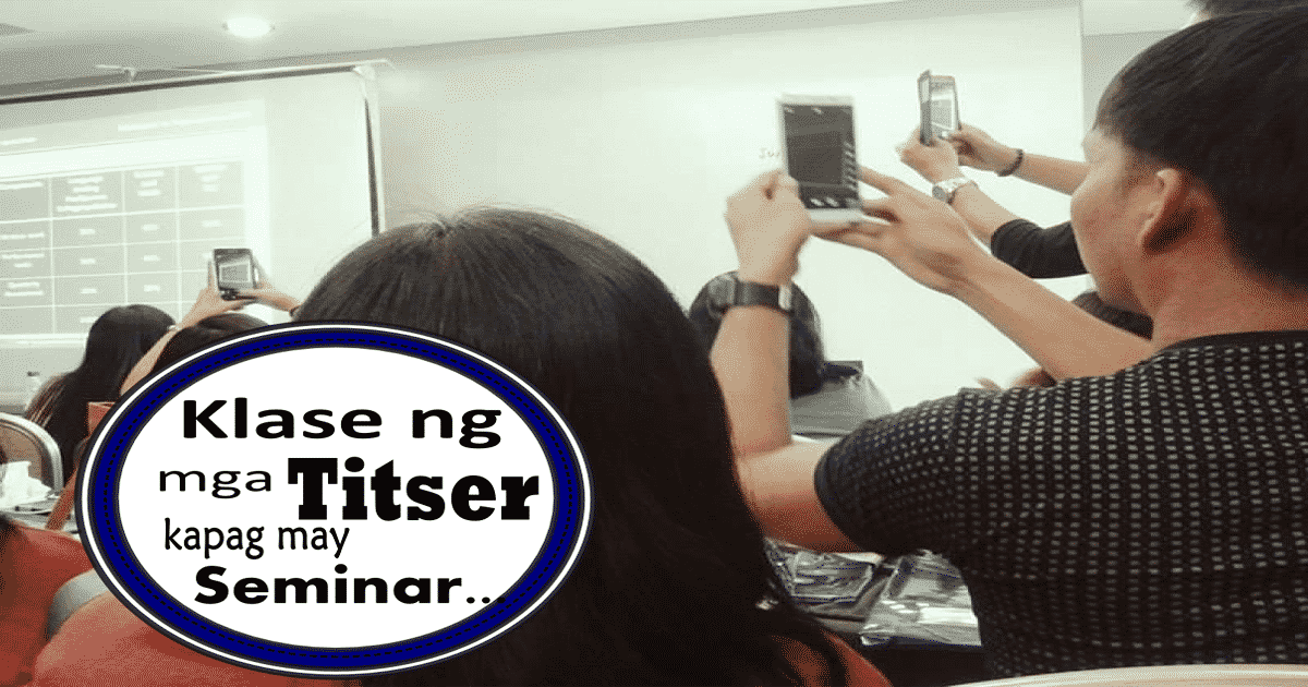 Klase ng mga Titser kapag may Seminar