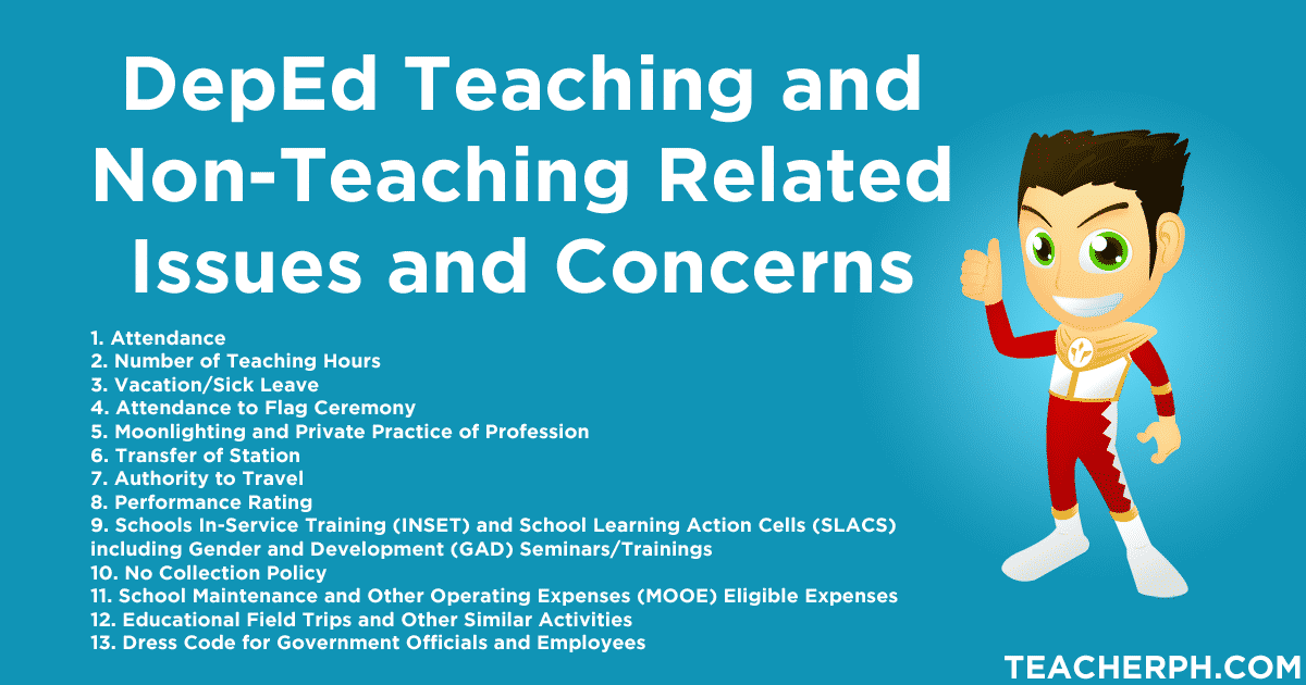 DepEd Teaching and Non-Teaching Related Issues and Concerns