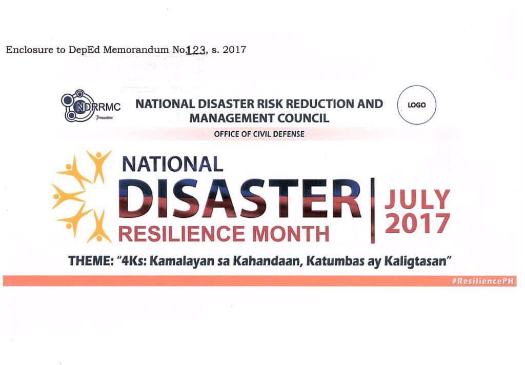 2017 National Disaster Resilience Month