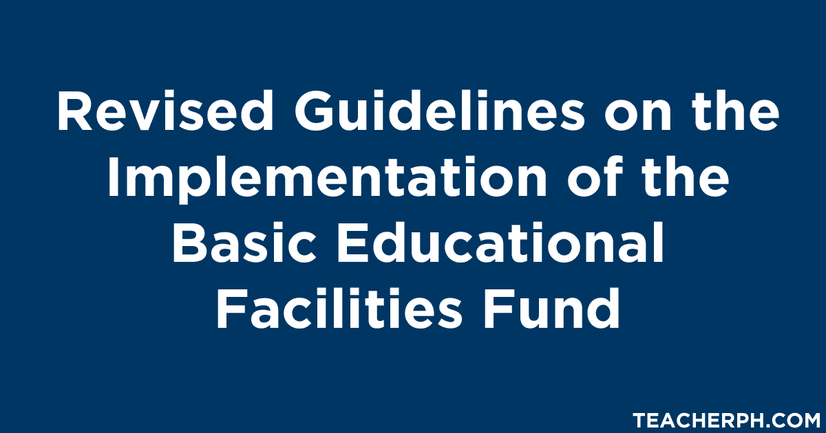 Implementation of the Basic Educational Facilities Fund