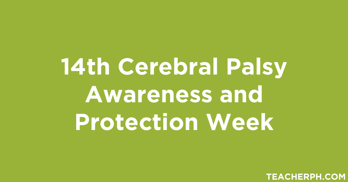 14th Cerebral Palsy Awareness and Protection Week
