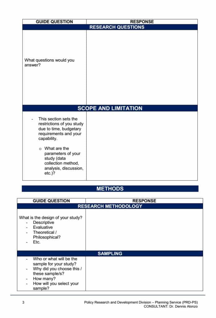 Writing a Research Proposal 3