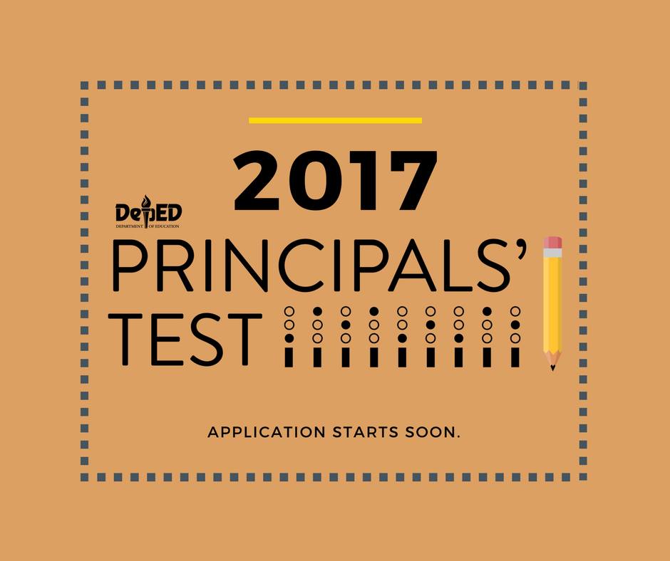 2017 Principals' Test