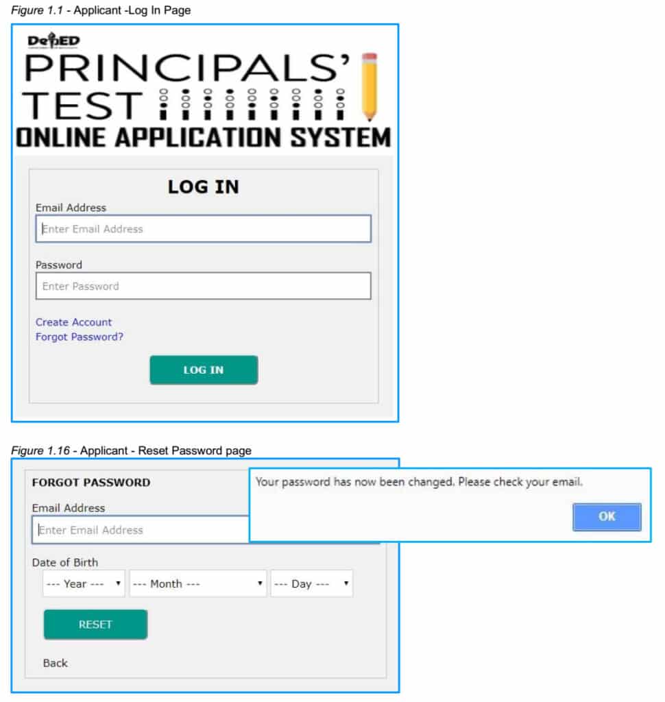 Principals' Test Online Registration 13
