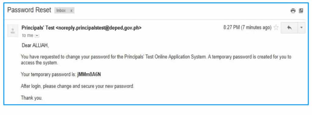 Principals' Test Online Registration 14