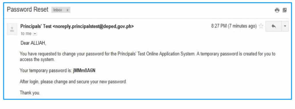 Principals' Test Online Registration 14