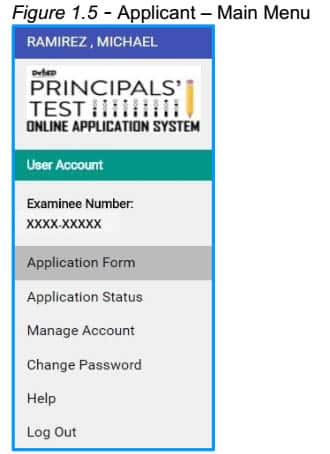 Principals' Test Online Registration 4