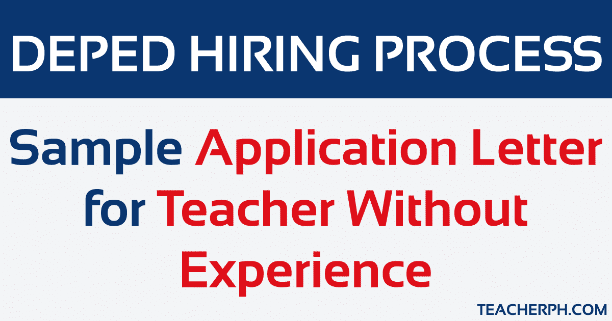 Teacher Applicant Sample Resume For Fresh Graduate ... (1200 x 630 Pixel)
