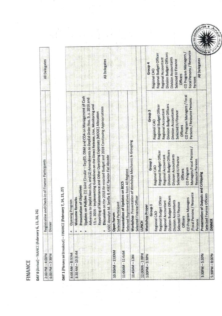 2019 DEPED SIPAG MEMORANDUM