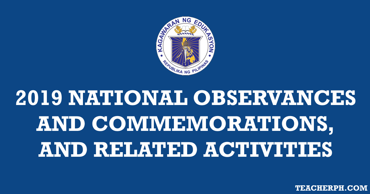 2019 National Observances