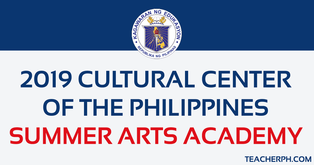2019 Cultural Center of the Philippines Summer Arts Academy TeacherPH