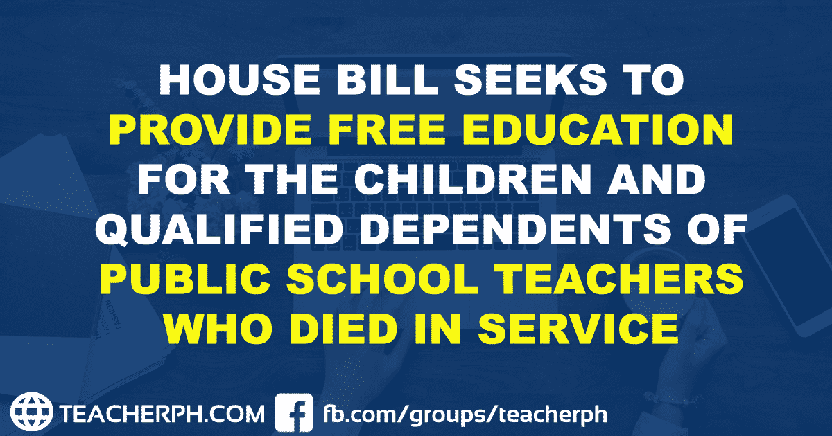 Survivorship Educational Benefit for Public School Teachers’ Dependents Act
