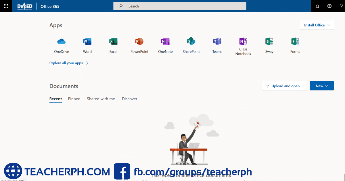 How To Get Free Microsoft Office 365 A1 Using Your Deped Email Address -  Teacherph