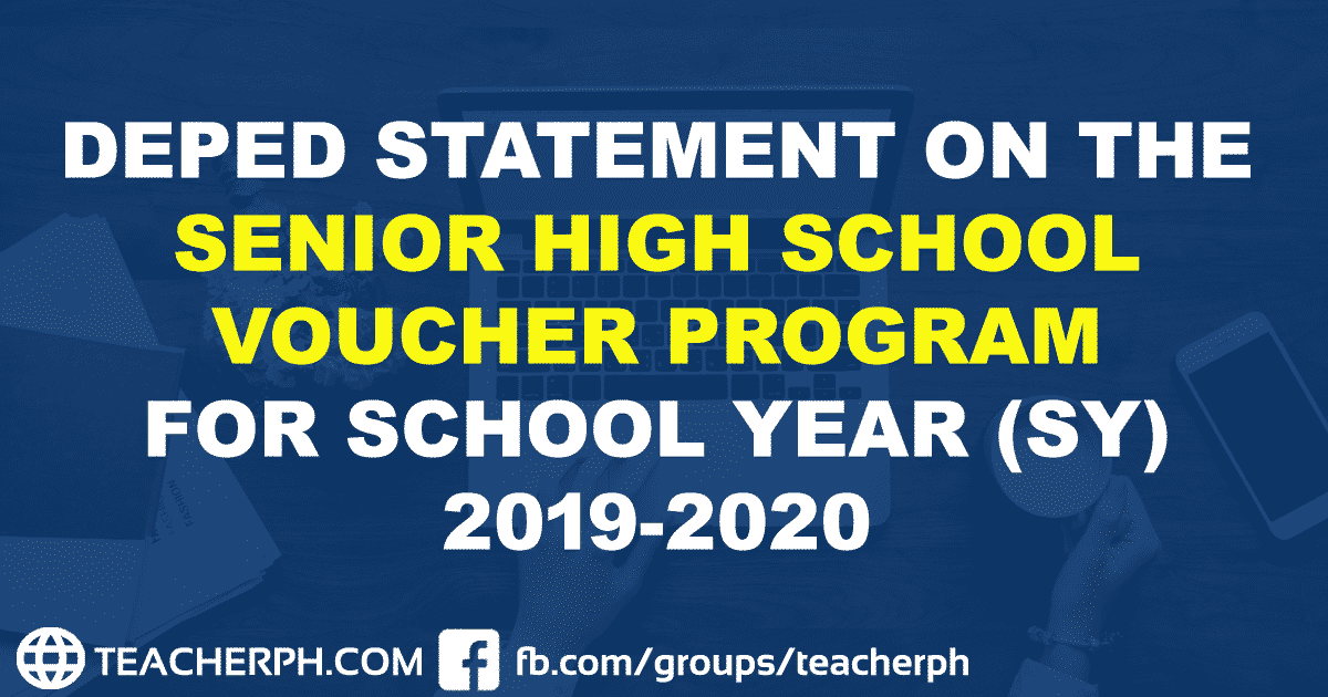 DepEd Senior High School Voucher Program For SY 2019 2020 TeacherPH deped-senior-high-school-voucher-program-for-sy-2019-2020-teacherph