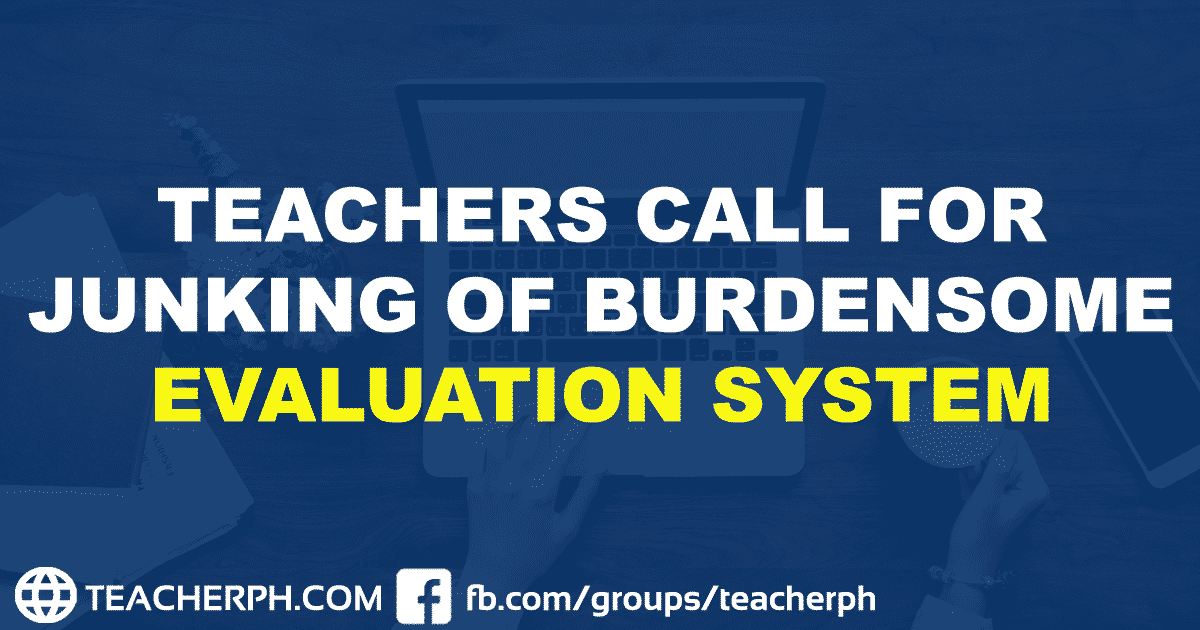 TEACHERS CALL FOR JUNKING OF BURDENSOME EVALUATION SYSTEM