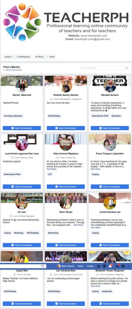 TeacherPH Facebook Group Mentorship Program