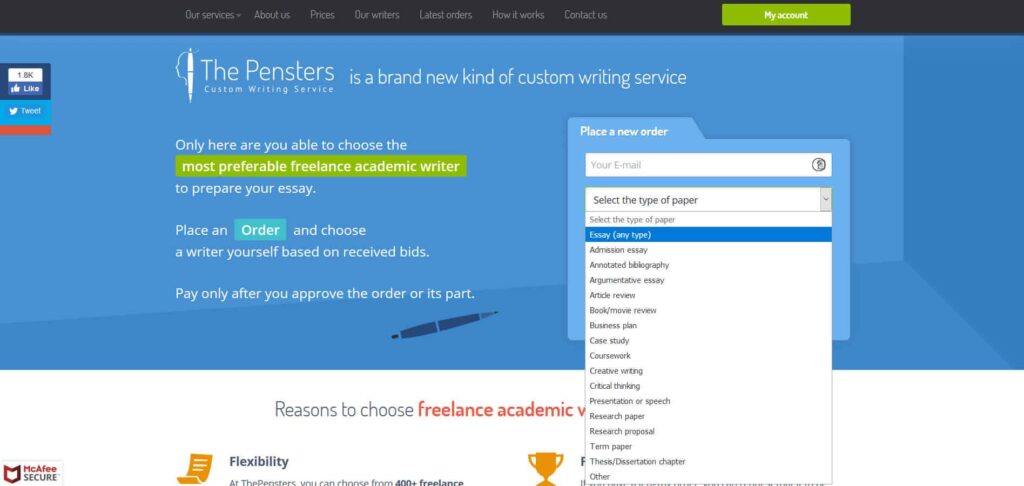 Online essay editing