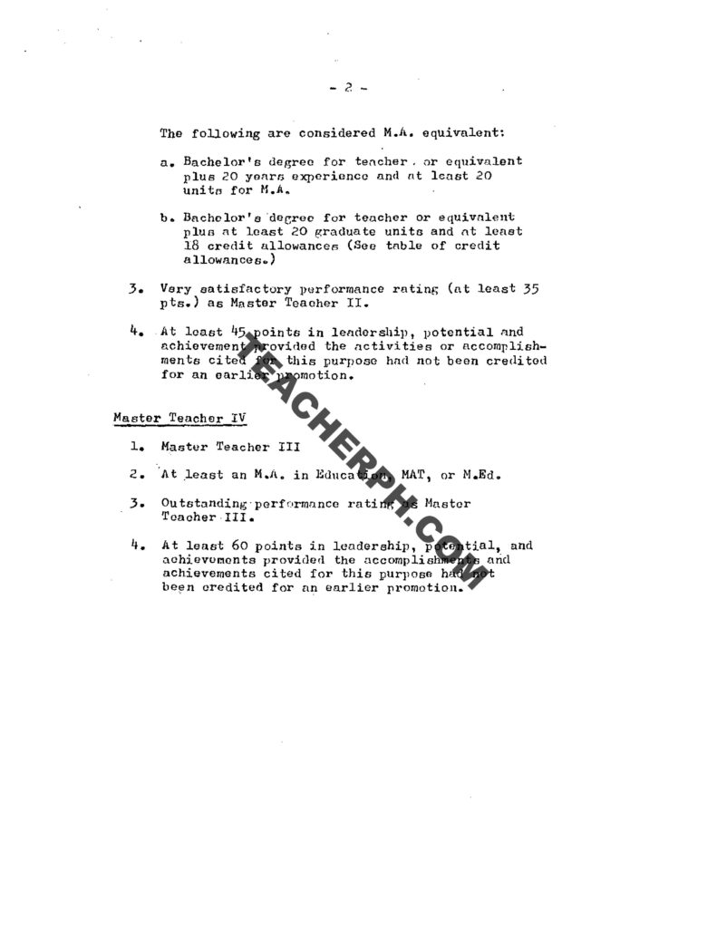 DECS ORDER NO. 57, S. 1997