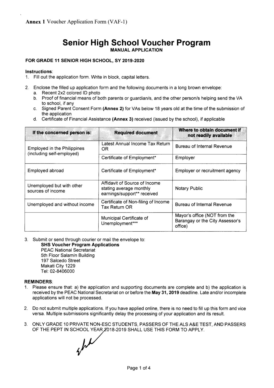 Senior High School Voucher Program For Sy 2021 2022 Teacherph Deped