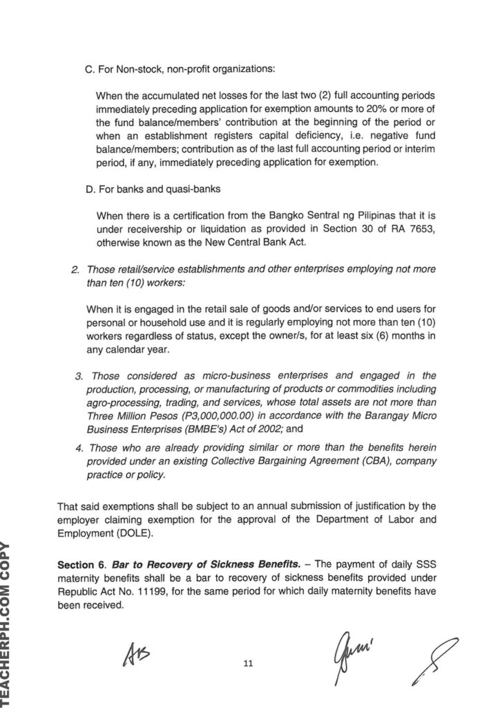 Implementing Rules and Regulations of Republic Act No. 11210 Otherwise Known as the 105-Day Expanded Maternity Leave Law