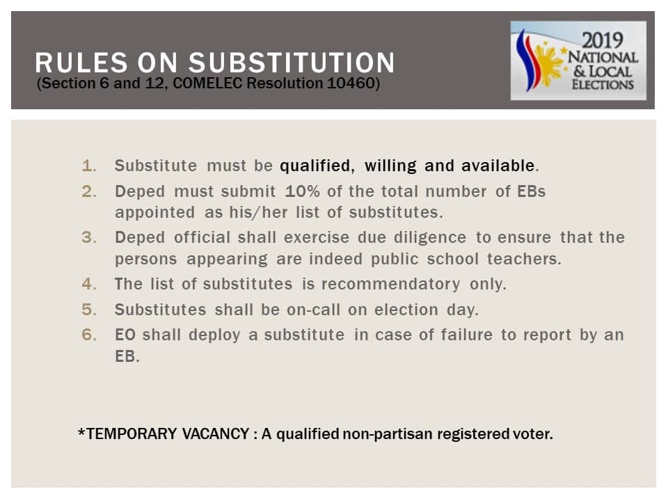 May 13, 2019 National and Local Elections Frequently Asked Questions