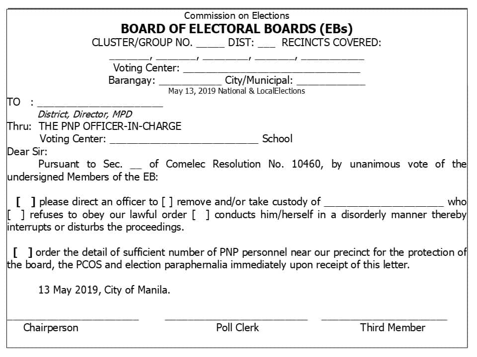 May 13, 2019 National and Local Elections Frequently Asked Questions