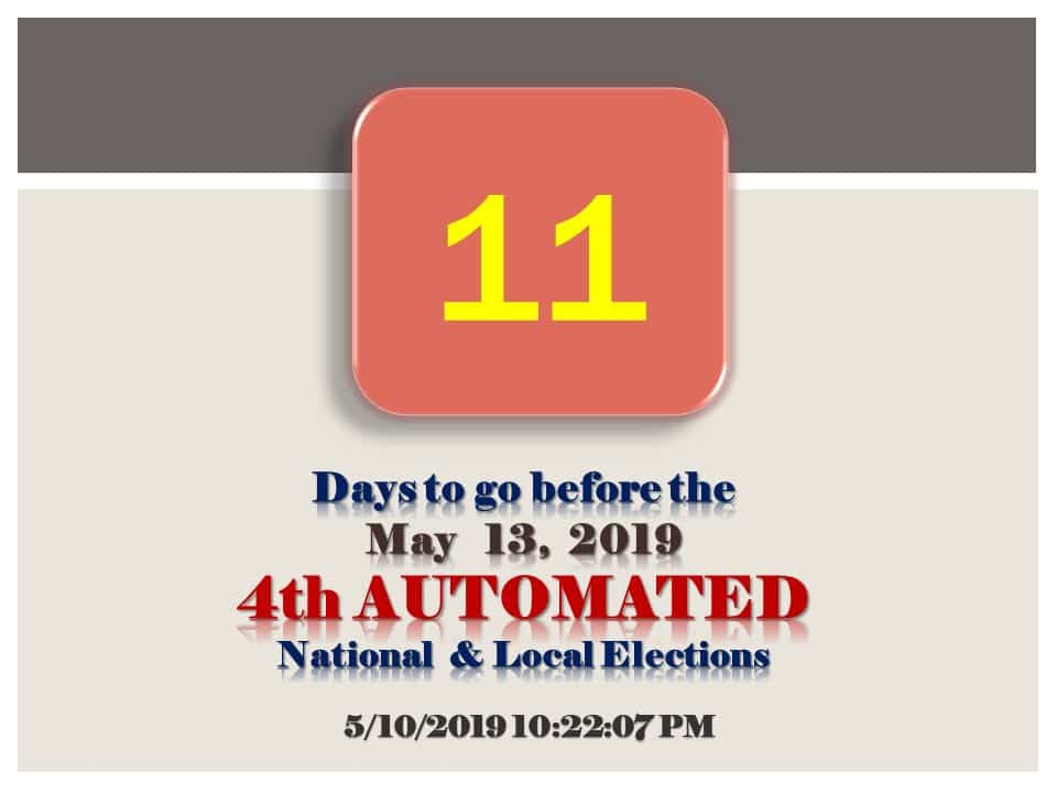 May 13, 2019 National and Local Elections Frequently Asked Questions