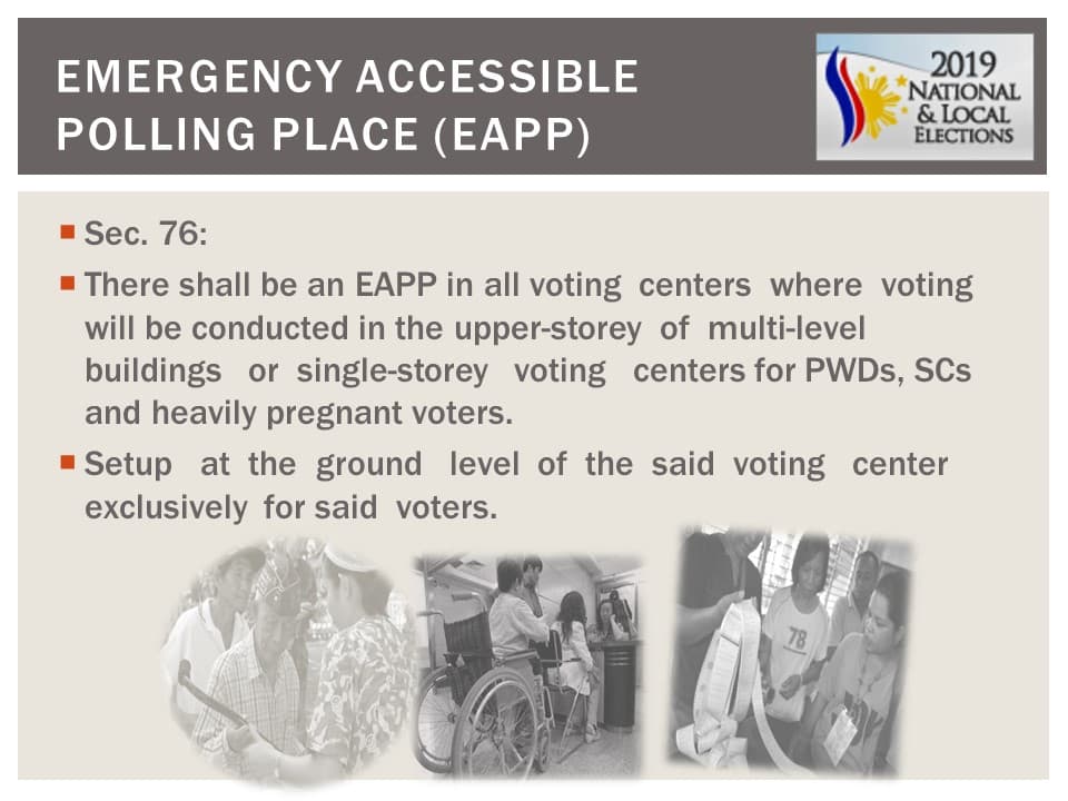 May 13, 2019 National and Local Elections Frequently Asked Questions