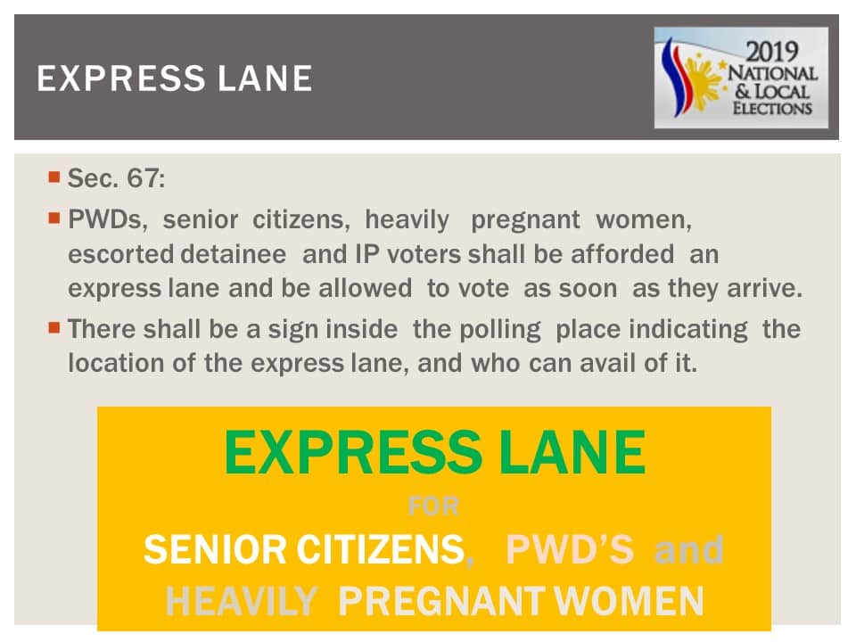 May 13, 2019 National and Local Elections Frequently Asked Questions